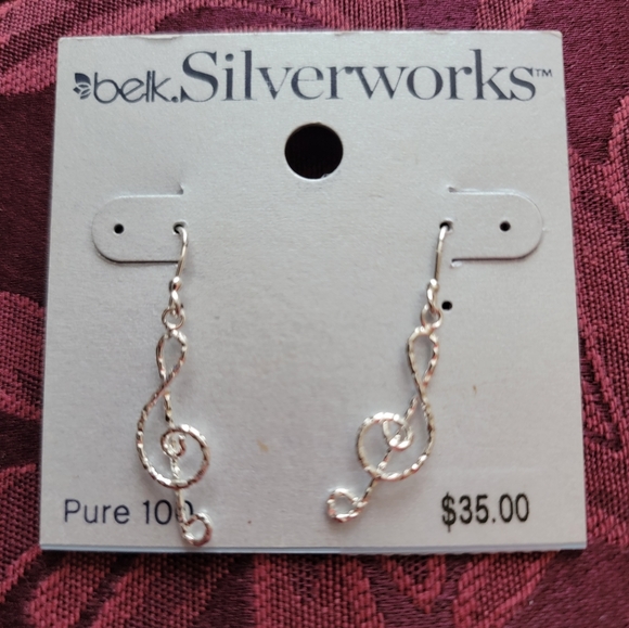 Musical Note Earrings - Picture 3 of 6